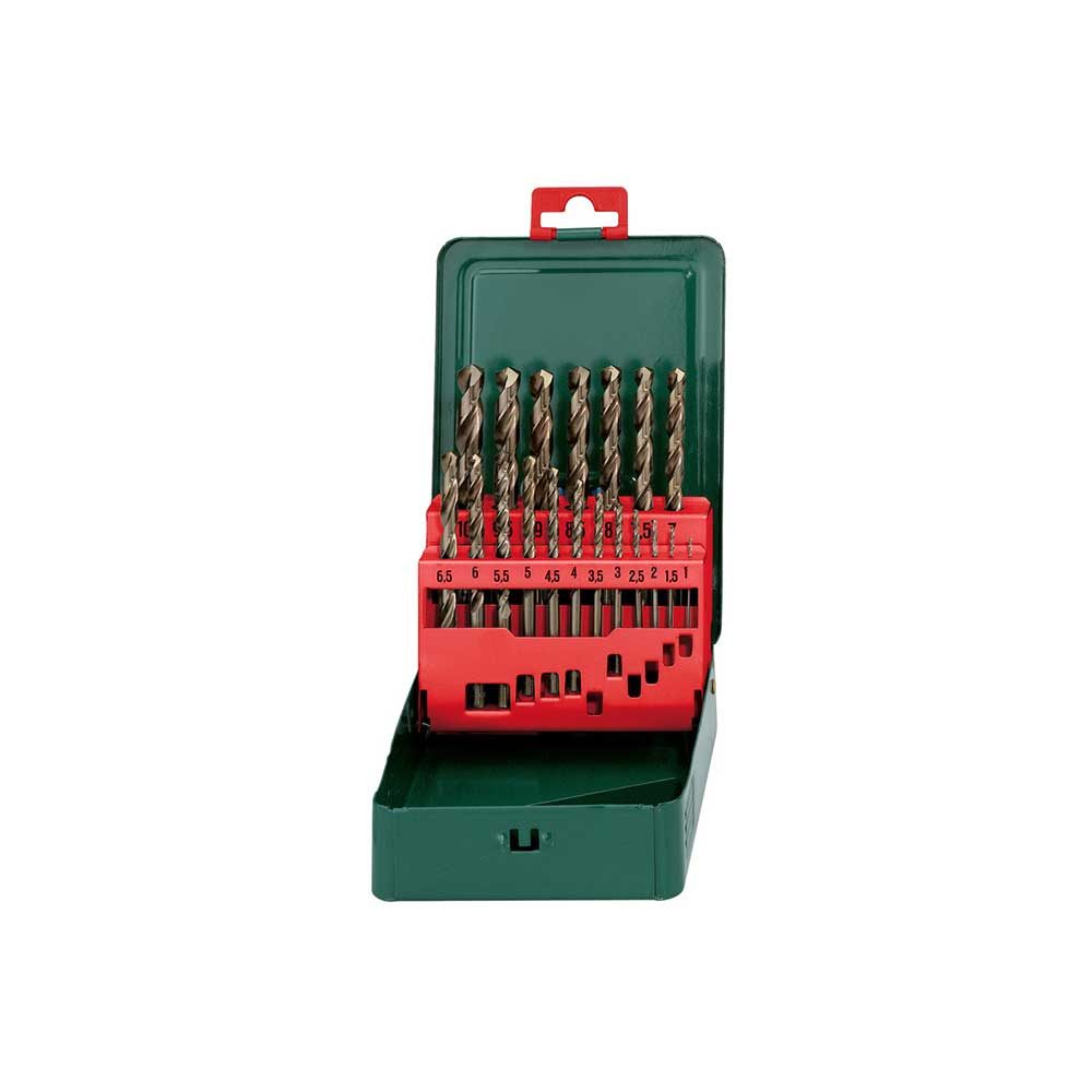 METABO set svrdala HSS-C za metal 1-10 mm, 19-dijelni