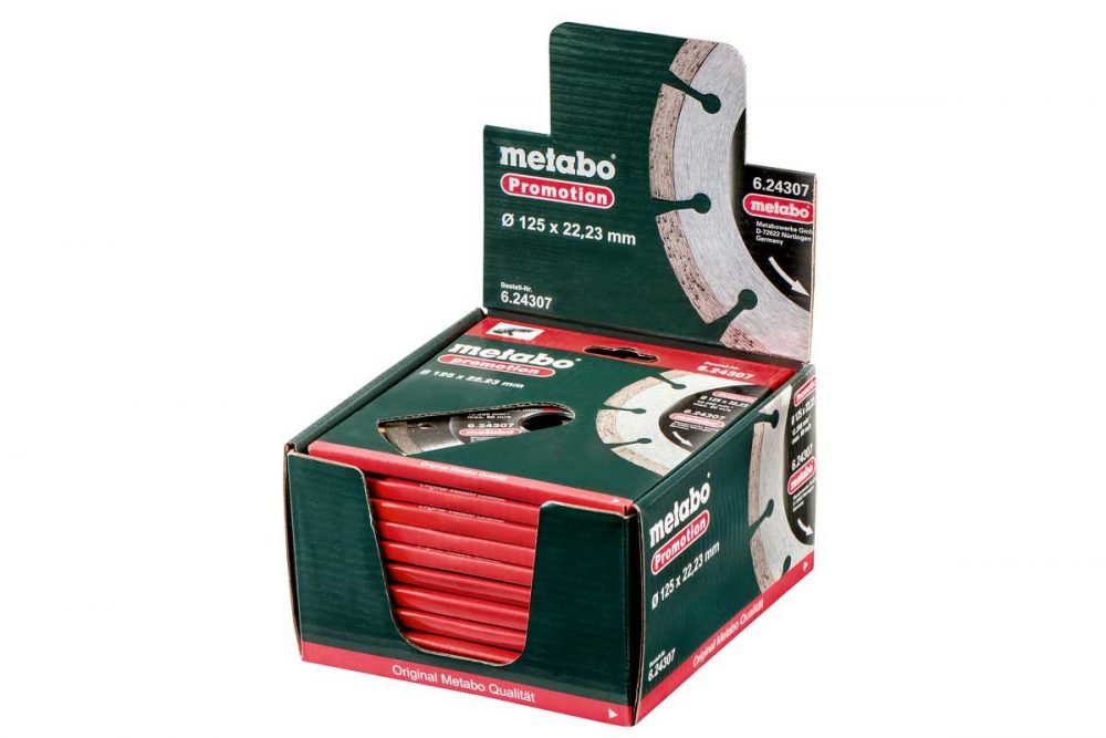METABO dijamantna rezna ploča beton, cigla 125x22,23 mm - Image 2