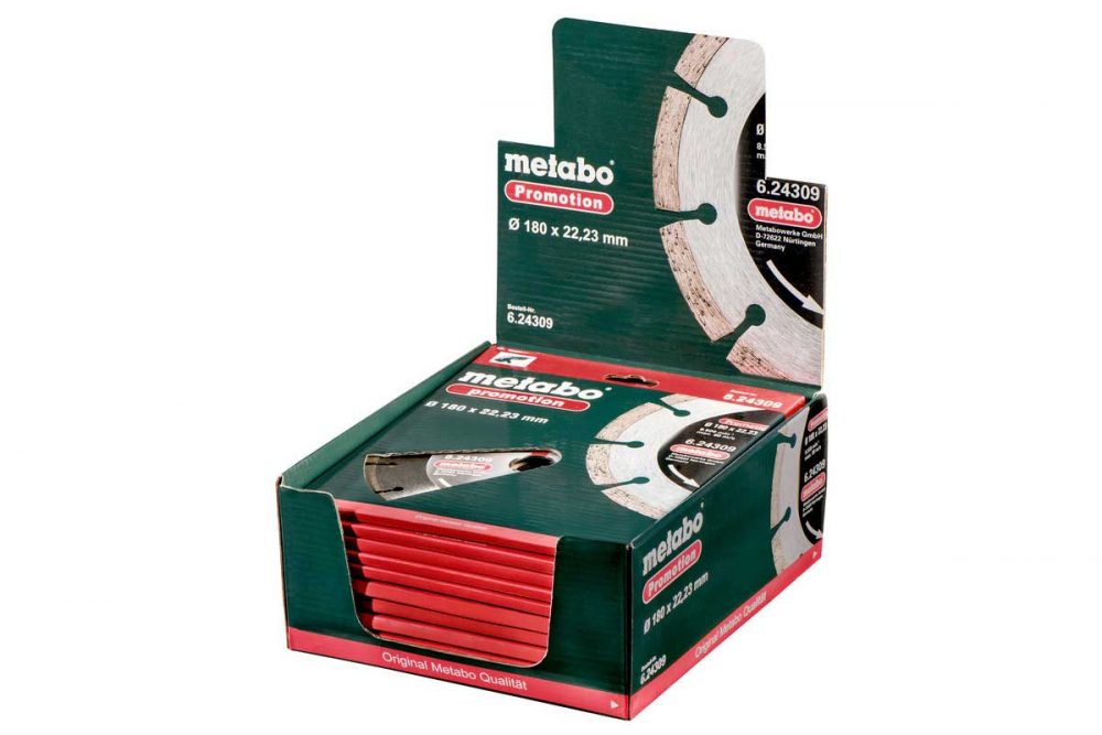 METABO dijamantna rezna ploča beton, cigla 180x22,23 mm - Image 2