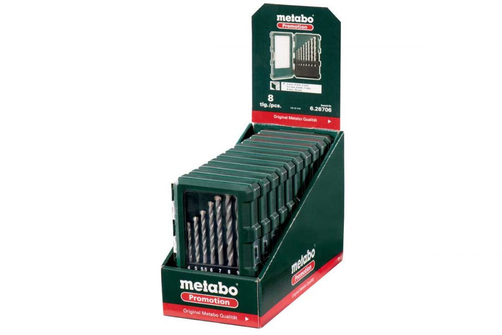 METABO set svrdala za kamen 3-10 mm 8-dijelni - Image 2
