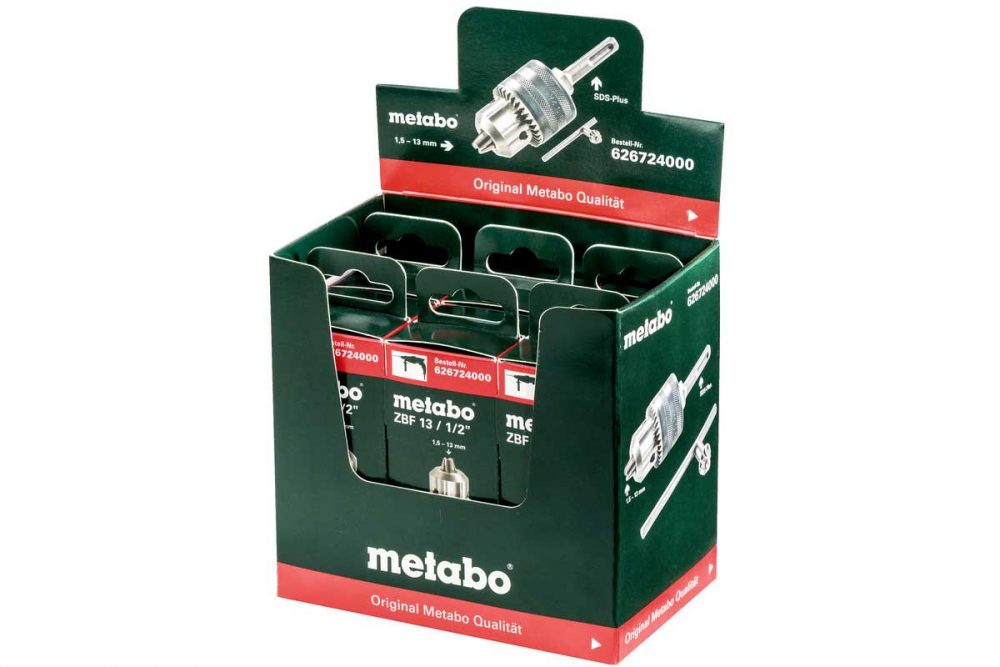METABO brzostezna glava 1-13 mm sa adapterom - Image 2