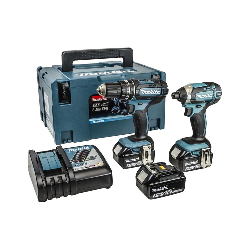 MAKITA aku set DLX2127X1- bušilica-odvijač DDF482 + udarni odvijač DTD152
