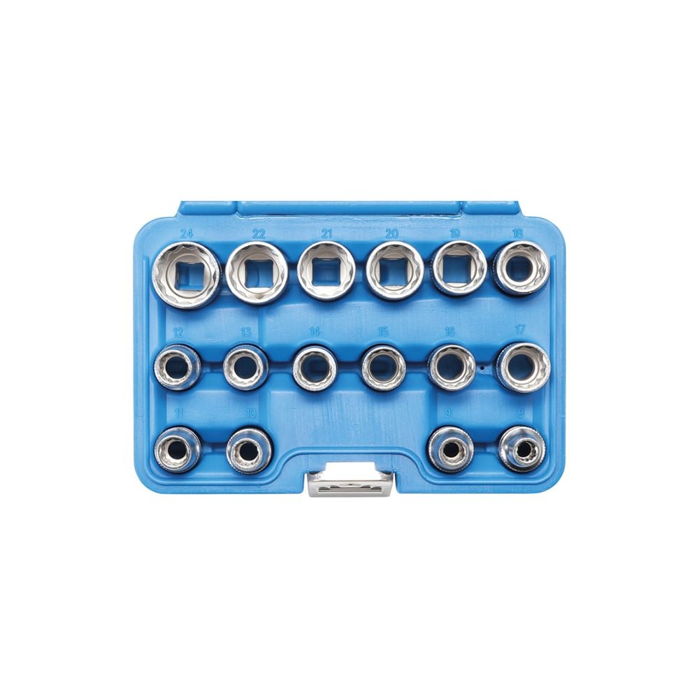 BGS set nasadnih ključeva 8-24 mm 1/2" 12-kutni 16 dj. pro+ 2226