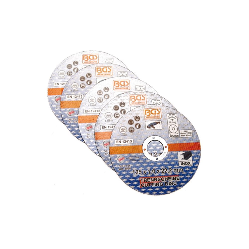 BGS rezna ploča za inox 125x1,0x22,2 mm, 5/1 3936