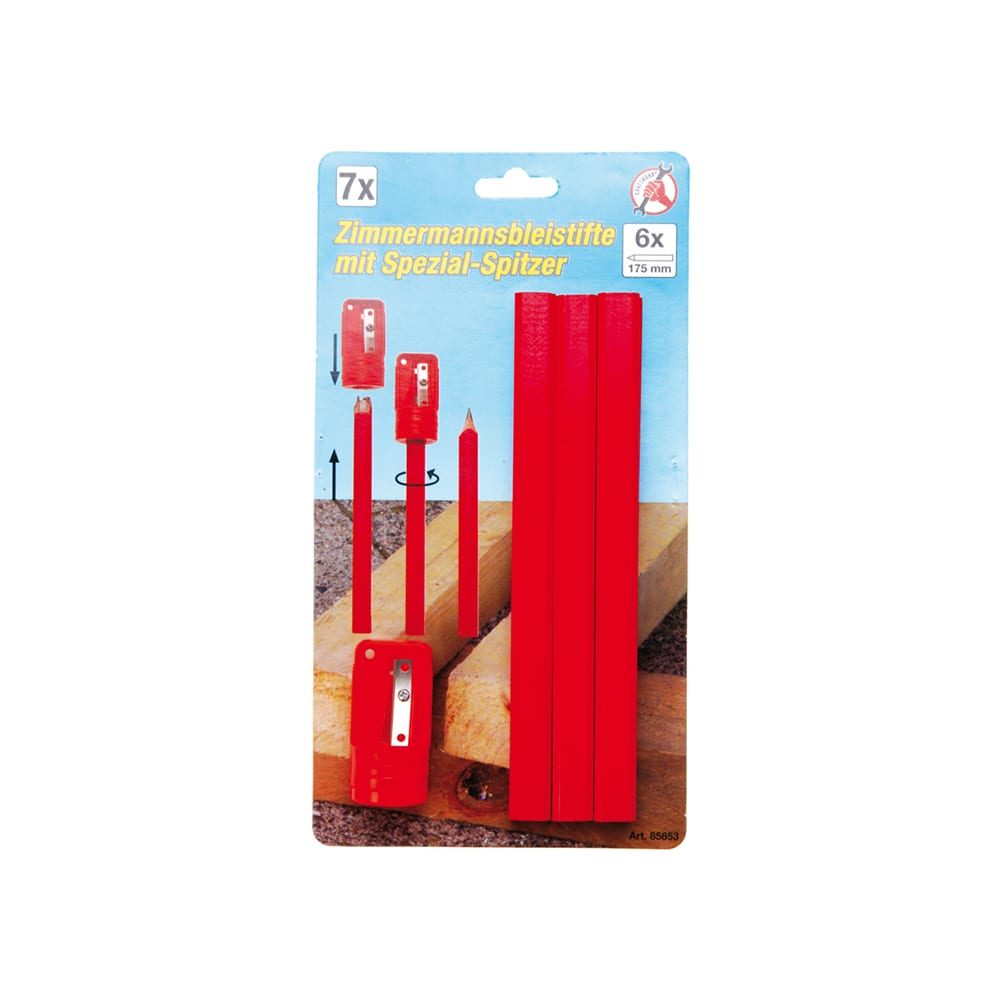 BGS set 6 tesarskih olovaka + šiljilo 7 dj. Kraftmann 85853
