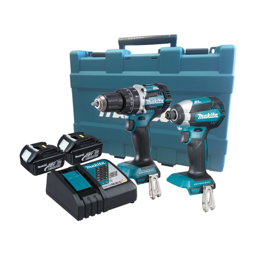 MAKITA aku set DLX2180X - udarna bušilica DHP484 + udarni odvijač DTD153