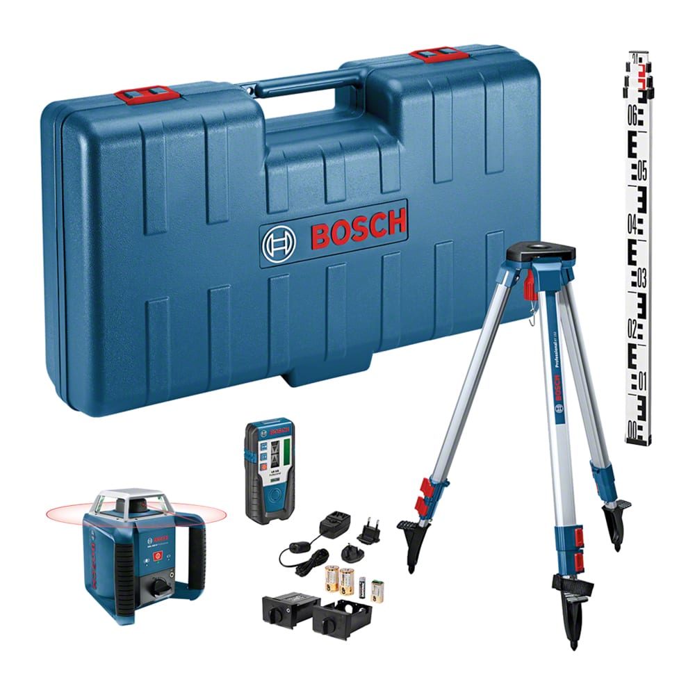 BOSCH građevinski laser GRL 400 H + BT 152 + LR1 + GR 2400 kovčeg