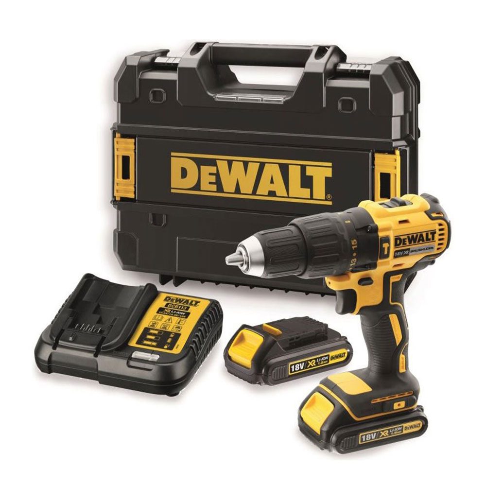 DEWALT aku udarna bušilica-odvijač DCD778S2T BL 2xAku 18V 1,5 Ah kovčeg