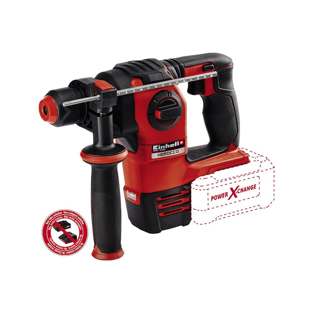 EINHELL aku čekić bušilica HEROCCO BL PXC 18V bez baterije