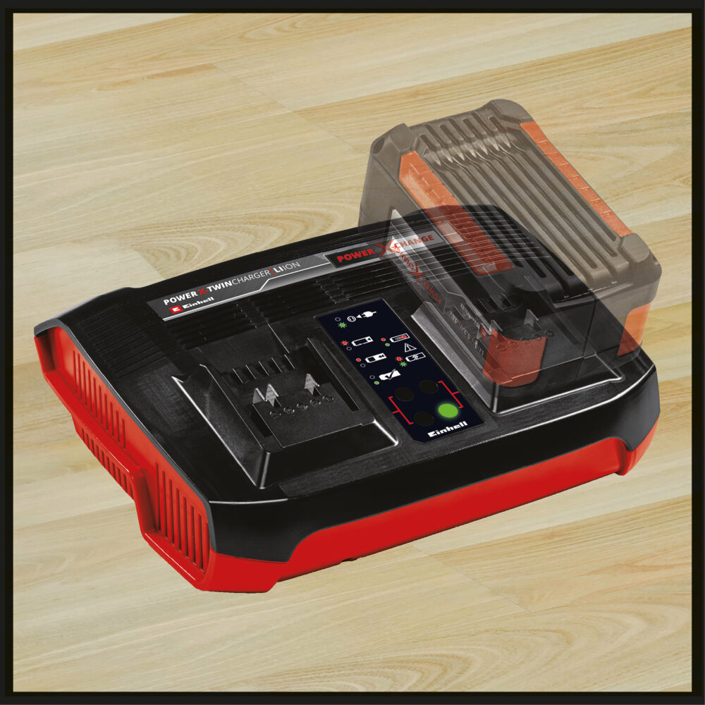 EINHELL punjač dvostruki Twincharger 18+18V Li-ion PXC - Image 2