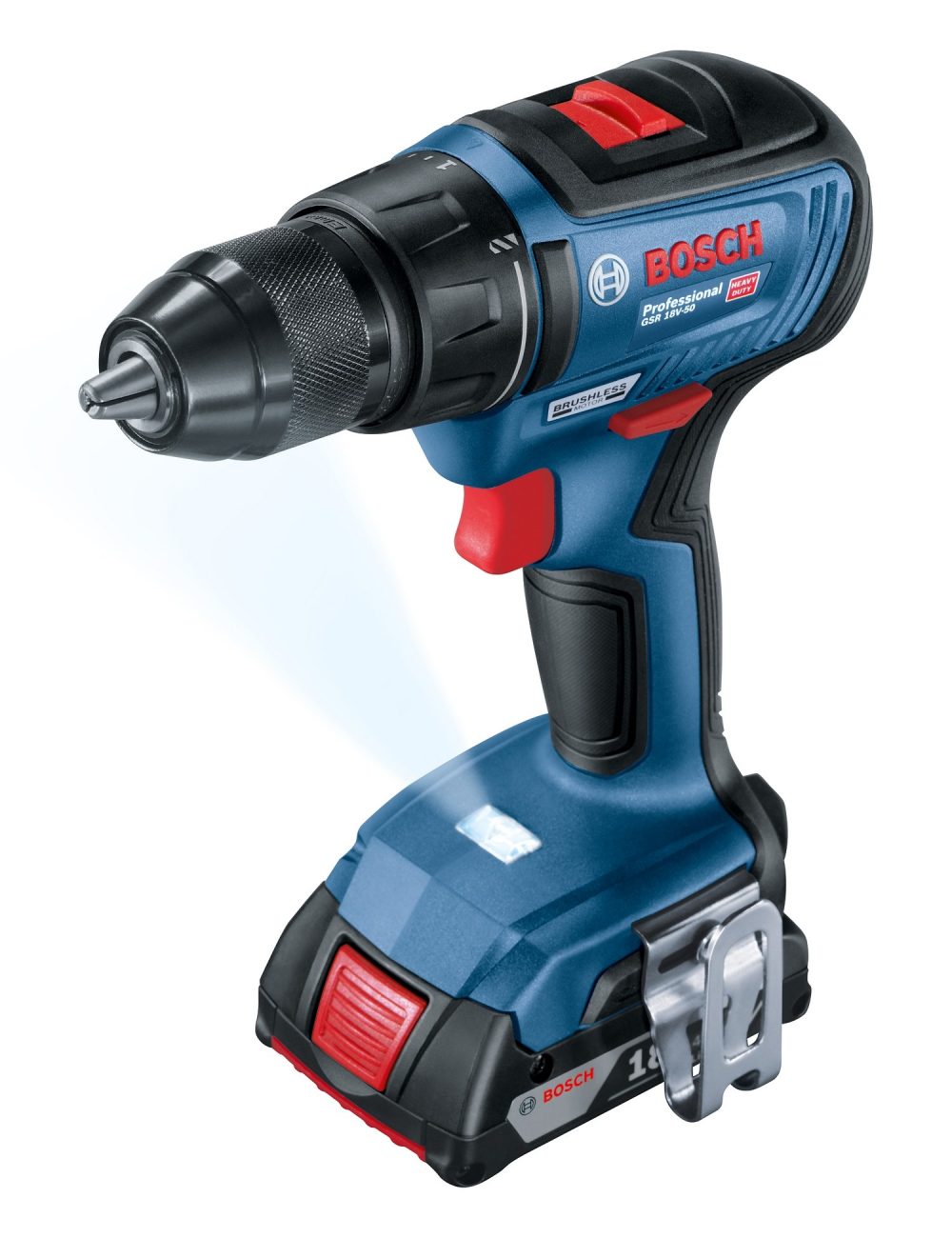 BOSCH aku bušilica-izvijač GSR 18V-50 2xAku 18V 2,0Ah L-CASE - Image 2