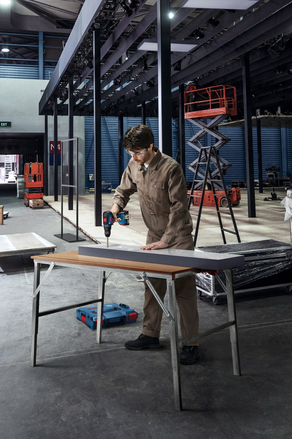 BOSCH aku bušilica-izvijač GSR 18V-50 2xAku 18V 5,0Ah L-Boxx - Image 4