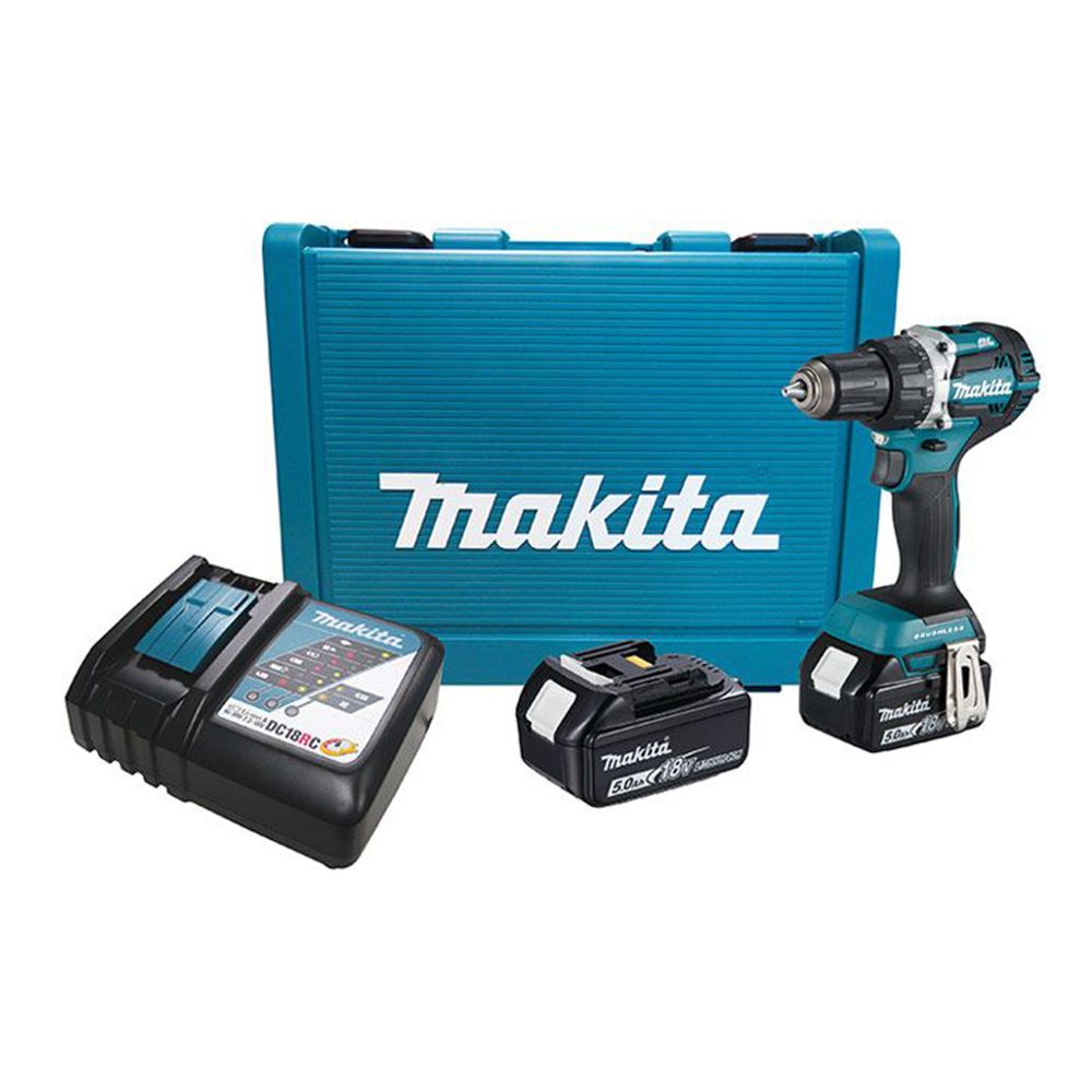 MAKITA aku bušilica-odvijač DDF484RTE 2xAku 18V 5,0Ah kovčeg