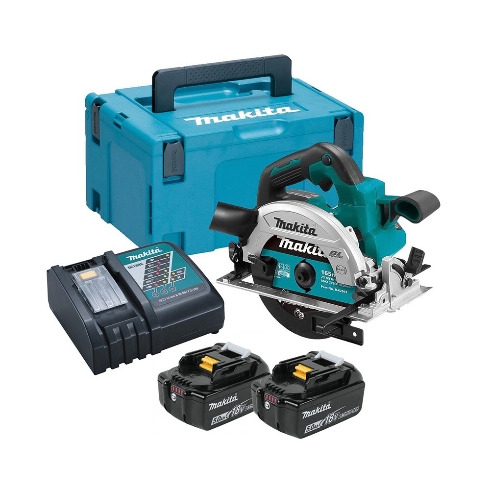 MAKITA aku kružna pila DHS660RTJ 2xAku 18V 5,0Ah Makpac
