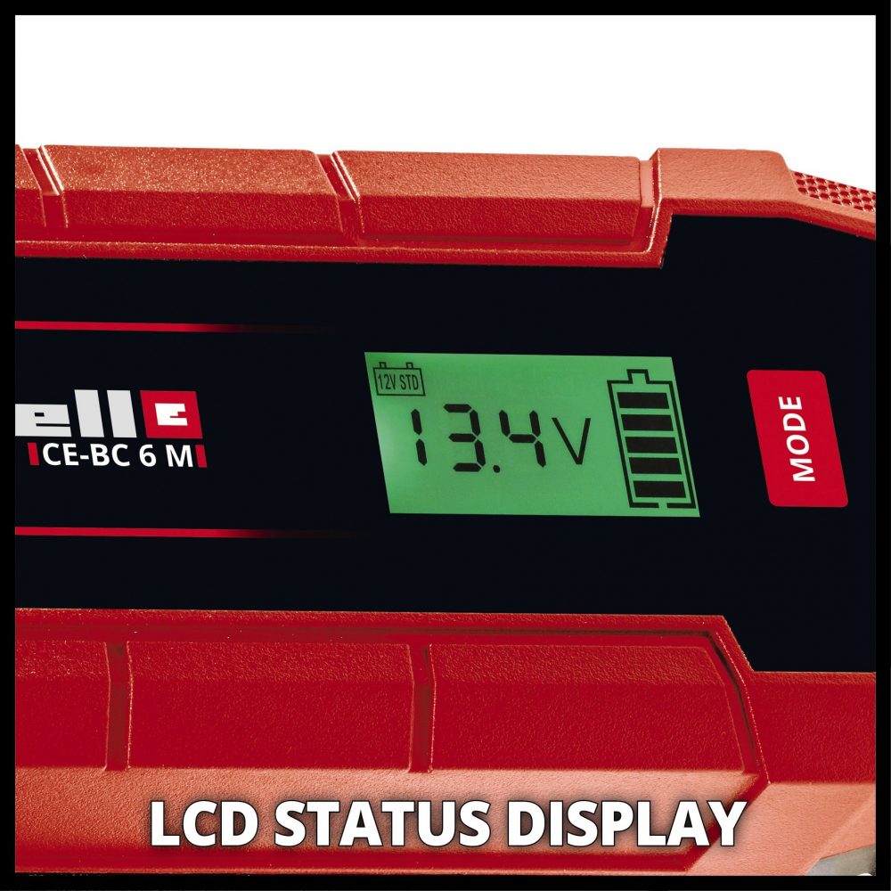 EINHELL punjač akumulatora CE-BC 6 M 12V 6/6A 3-150Ah - Image 2