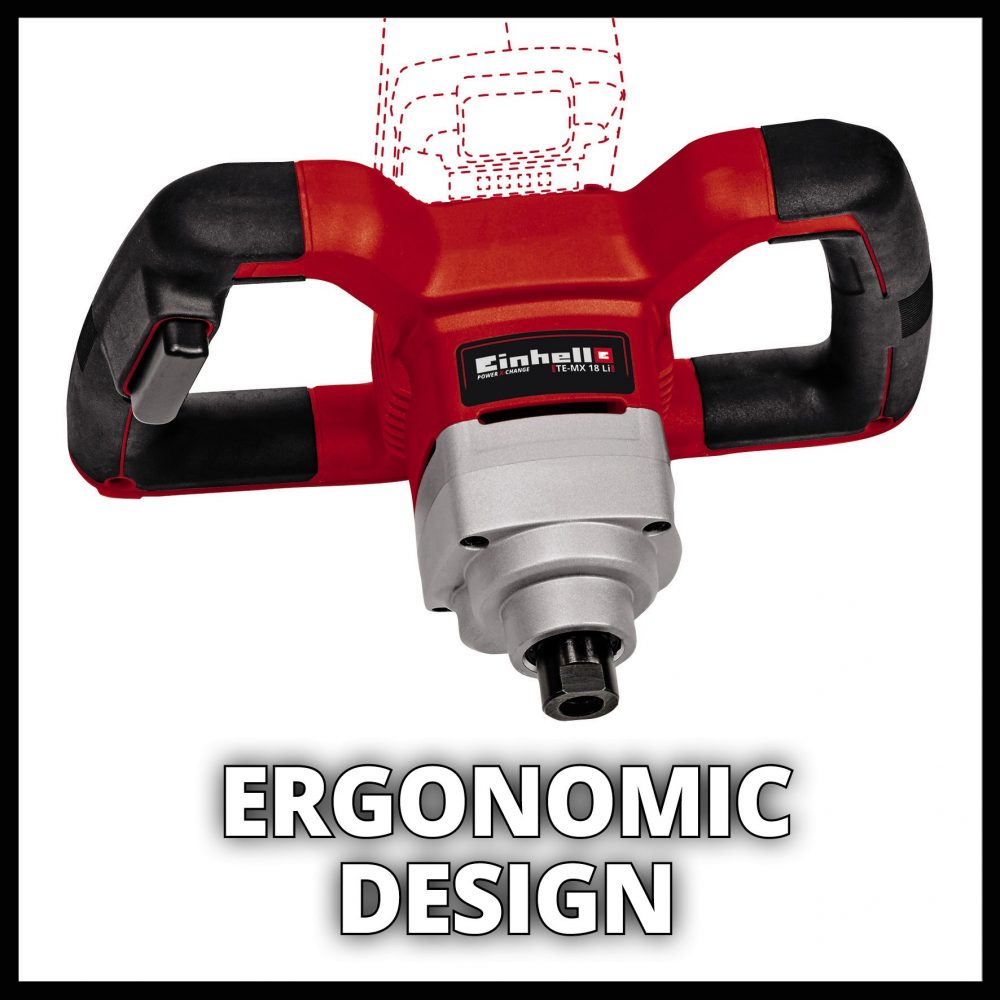 EINHELL aku mješalica za boju i ljepilo TE-MX 18 Li PXC 18V bez baterije - Image 2