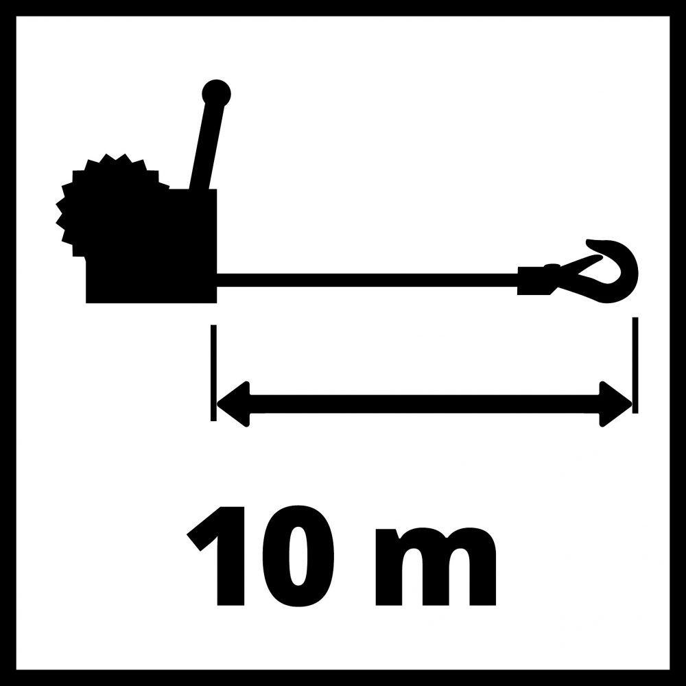 EINHELL ručno vitlo TC-WI 500 - Image 6