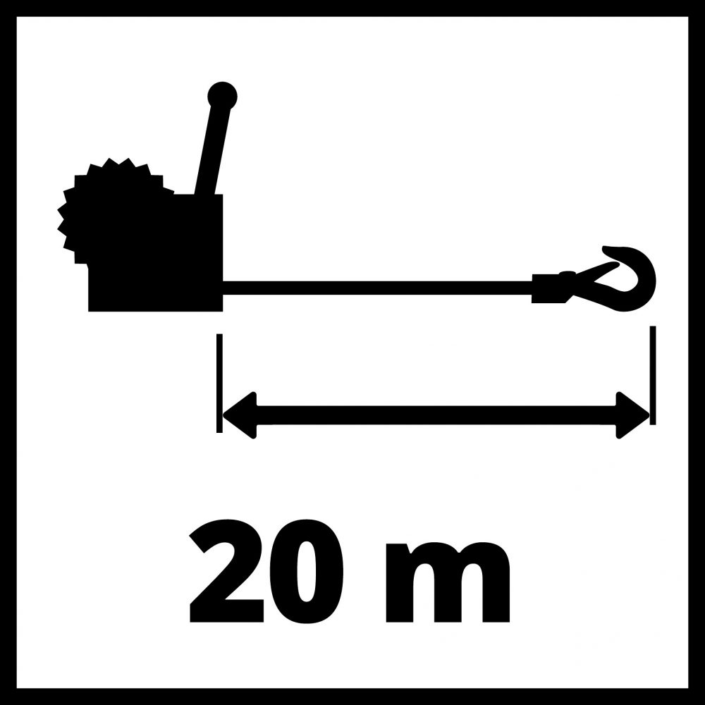 EINHELL ručno vitlo TC-WI 800 - Image 7