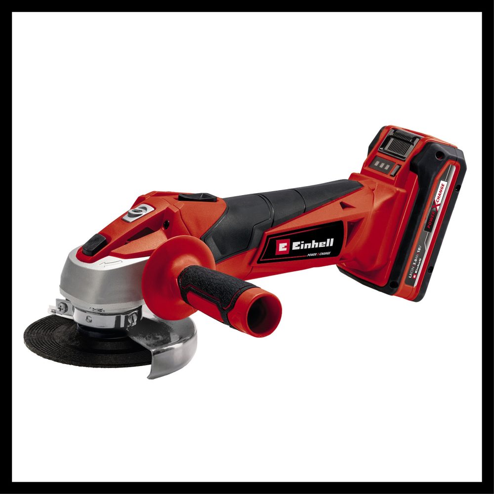 EINHELL aku set TC-TK 18 Li bušilica, kutna brusilica PXC 18V 2xAku 1,5/3,0Ah - Image 4