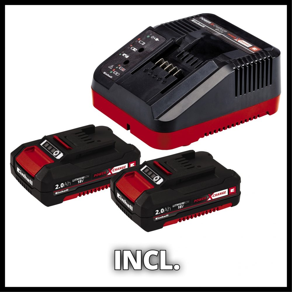 EINHELL aku udarna bušilica TE-CD 18/48 Li-i PXC 2xAku 18V 2,0Ah kovčeg - Image 4