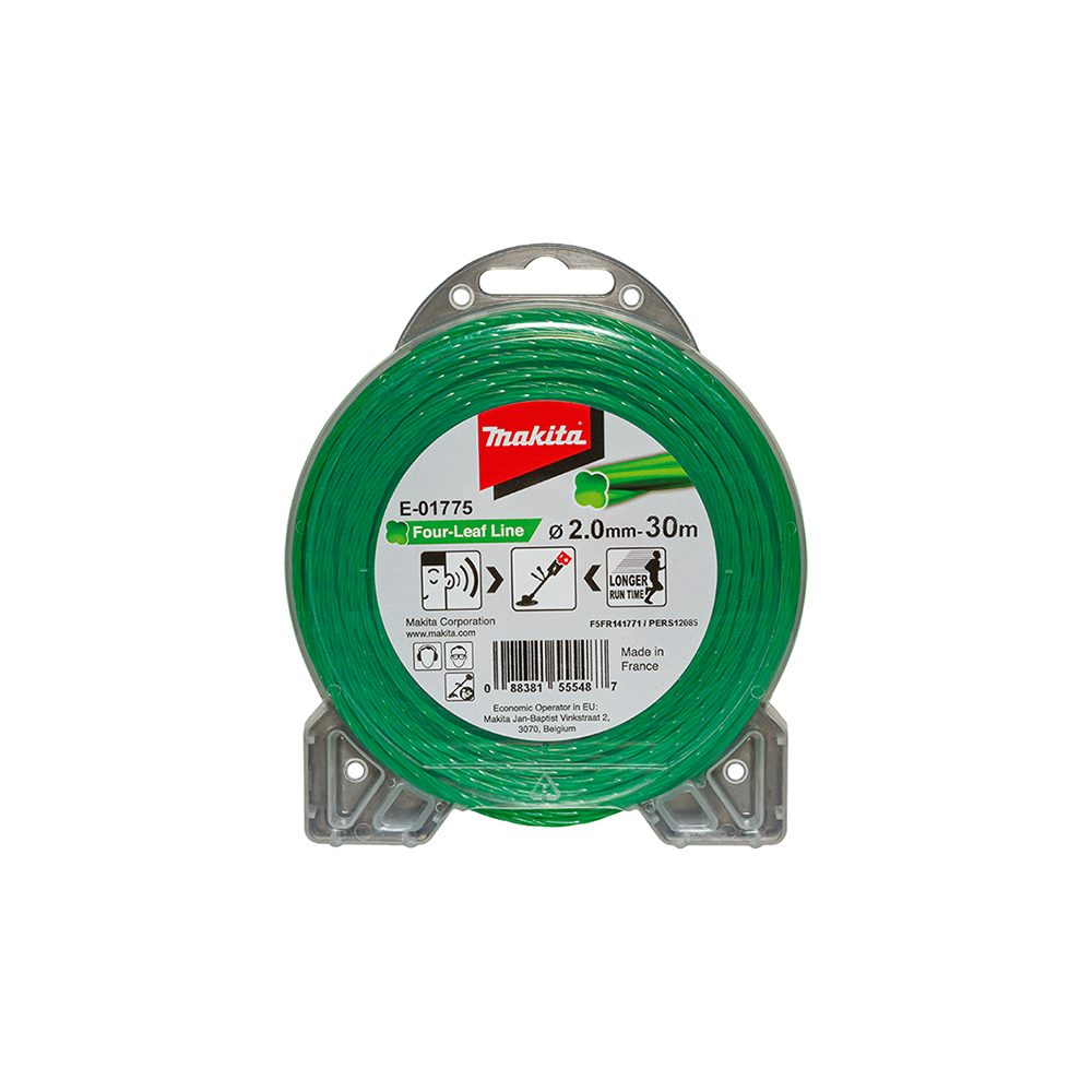 MAKITA najlonska nit 2,0mmx30m četvrtasta E-01775