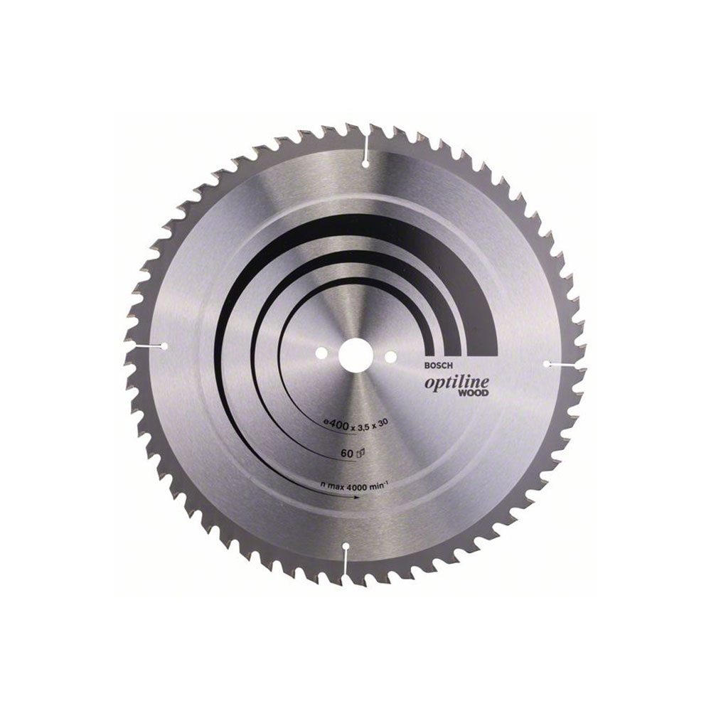 BOSCH list kružne pile 400x30x3,5 mm, 60Z, Optiline Wood