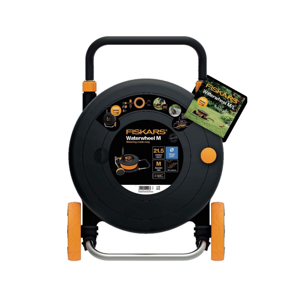 FISKARS vrtno crijevo u kolutu s kolicima M, 13mm, 1/2", 20m 1023643 - Image 2