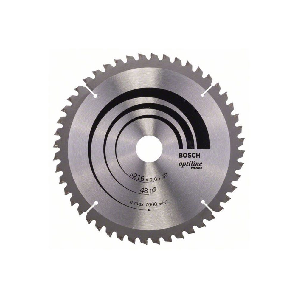 BOSCH list kružne pile 216x30x2,0 mm, 48Z, Optiline Wood