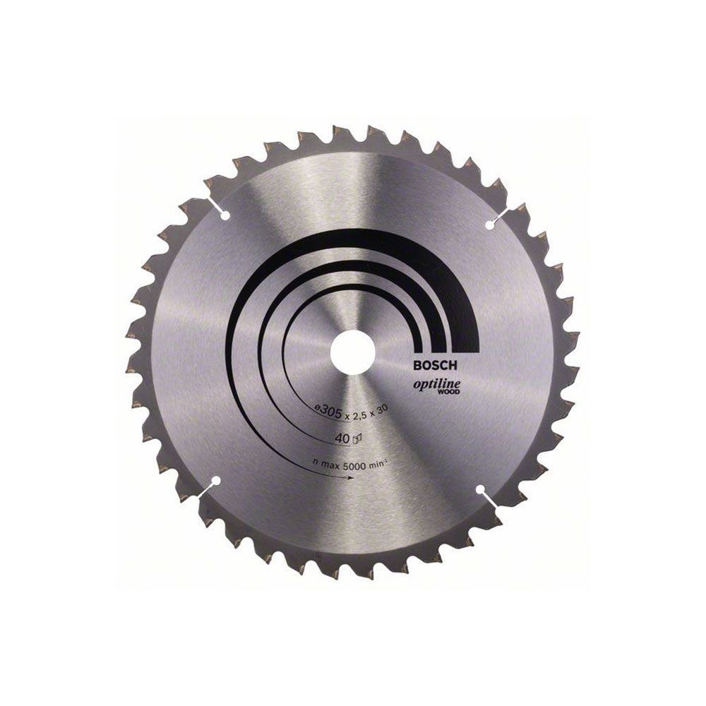 BOSCH list kružne pile 305x30x2,5 mm, 40Z, Optiline Wood
