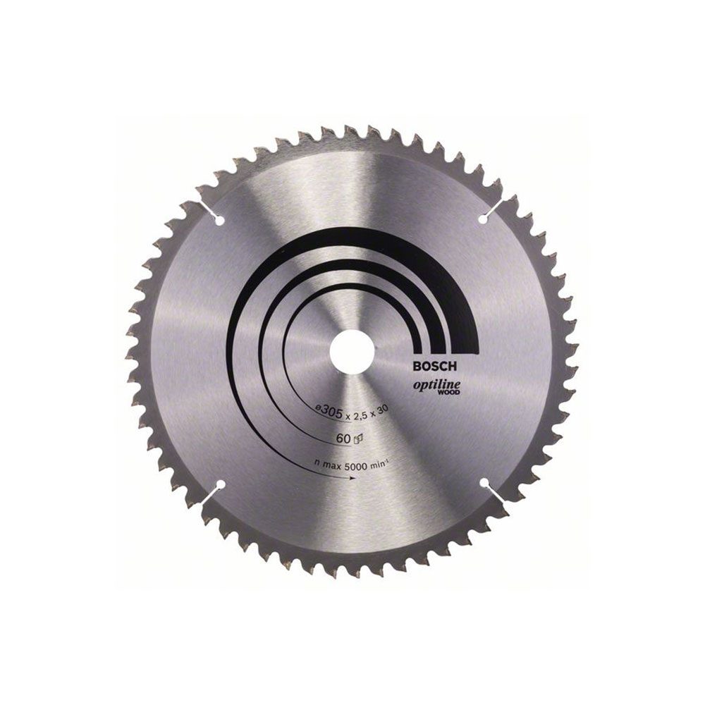 BOSCH list kružne pile 305x30x2,5 mm, 60Z, Optiline Wood