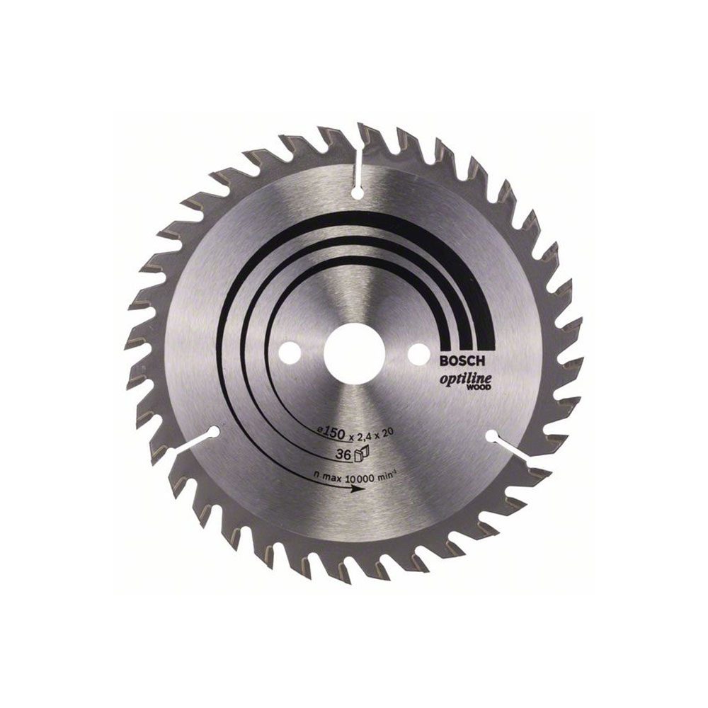 BOSCH list kružne pile 150x20/16x2,4 mm, 36Z, Optiline Wood