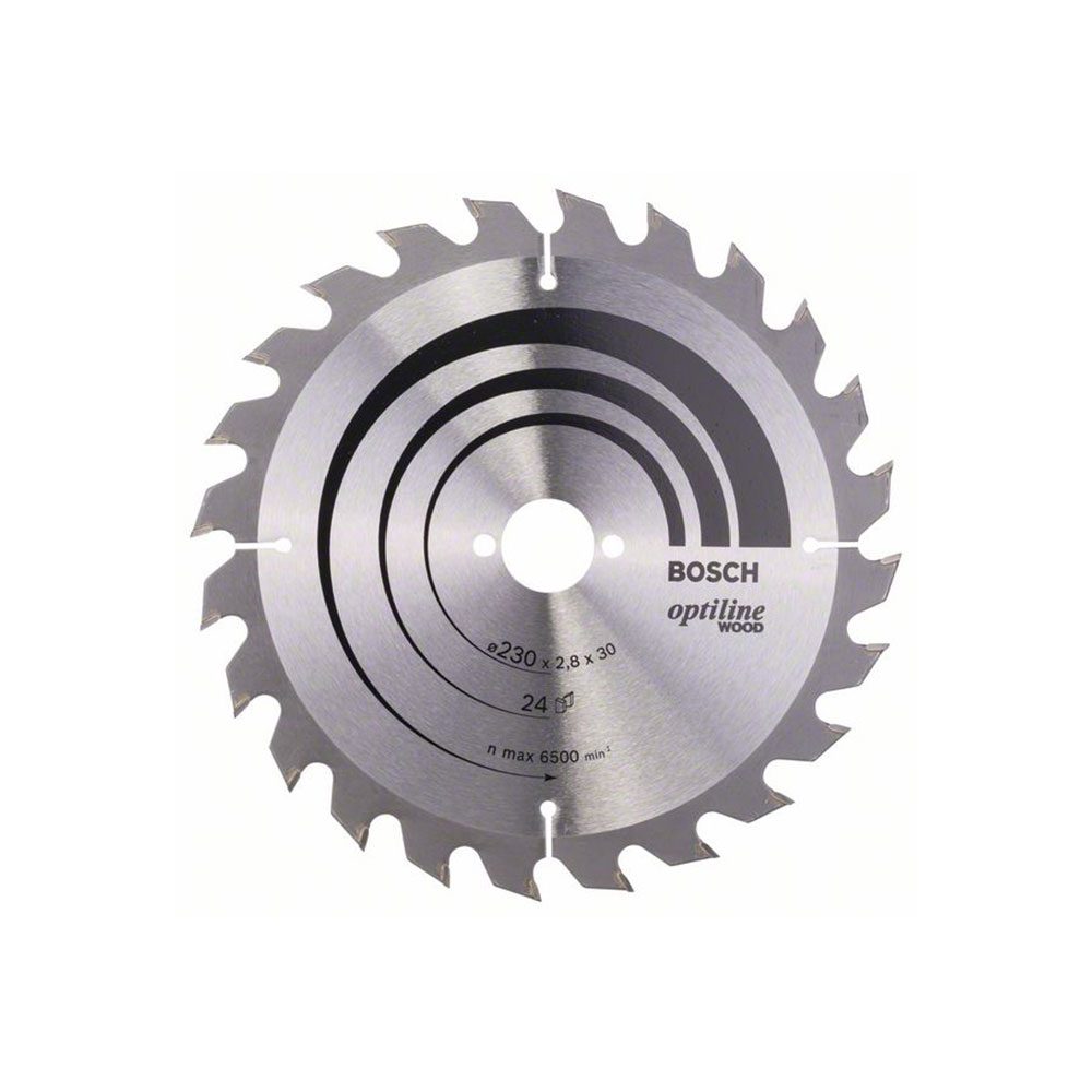 BOSCH list kružne pile 230x30x2,8 mm, 24Z, Optiline Wood