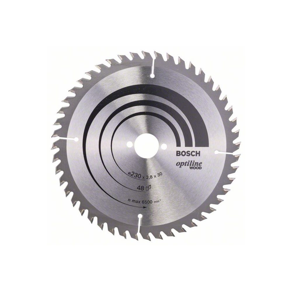 BOSCH list kružne pile 230x30x2,8 mm, 48Z, Optiline Wood