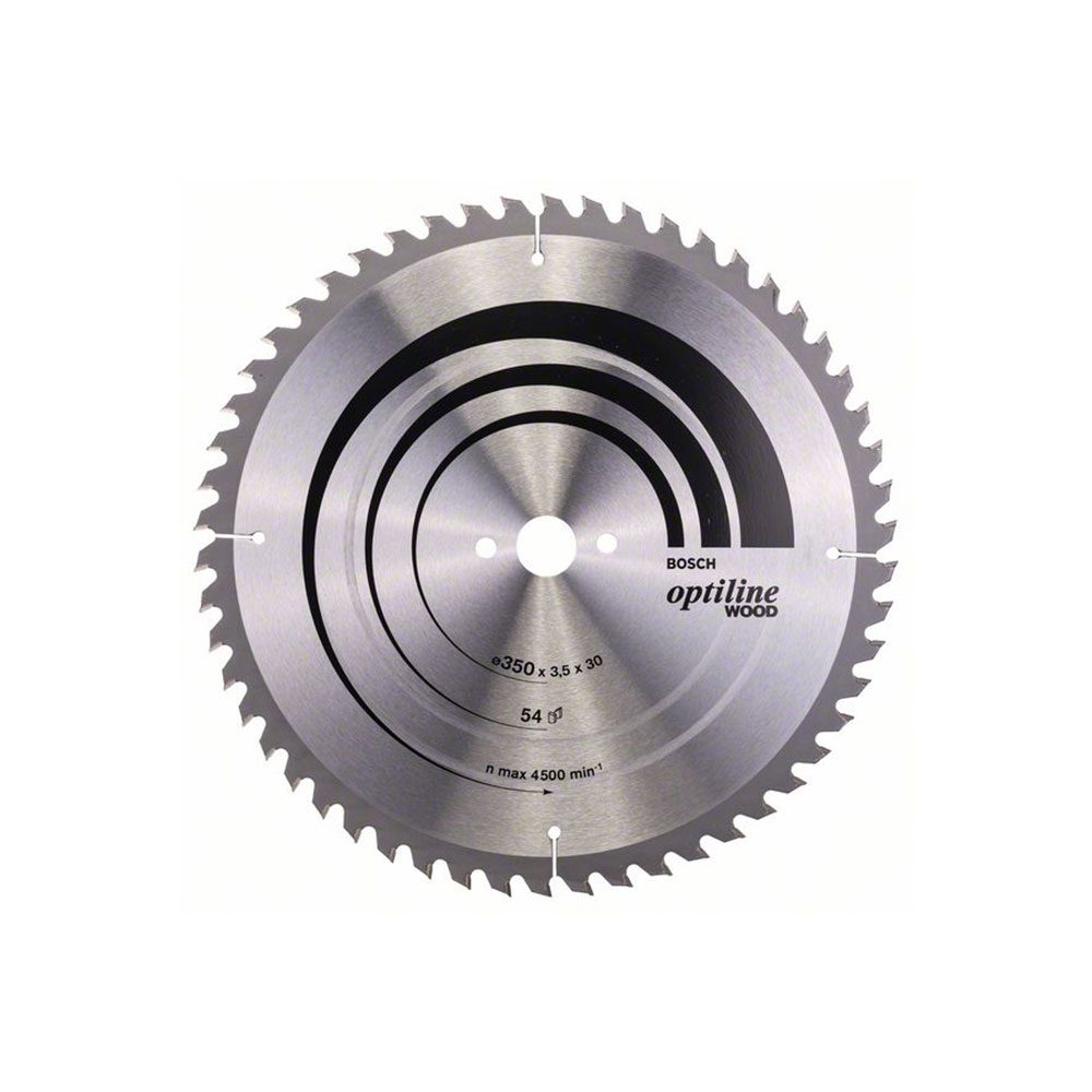 BOSCH list kružne pile 350x30x3,5 mm, 54Z, Optiline Wood