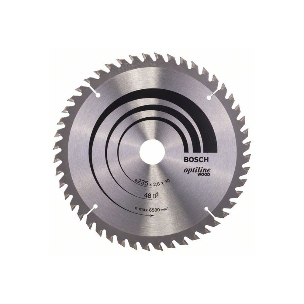 BOSCH list kružne pile 235x30/25x2,8 mm, 48Z, Optiline Wood