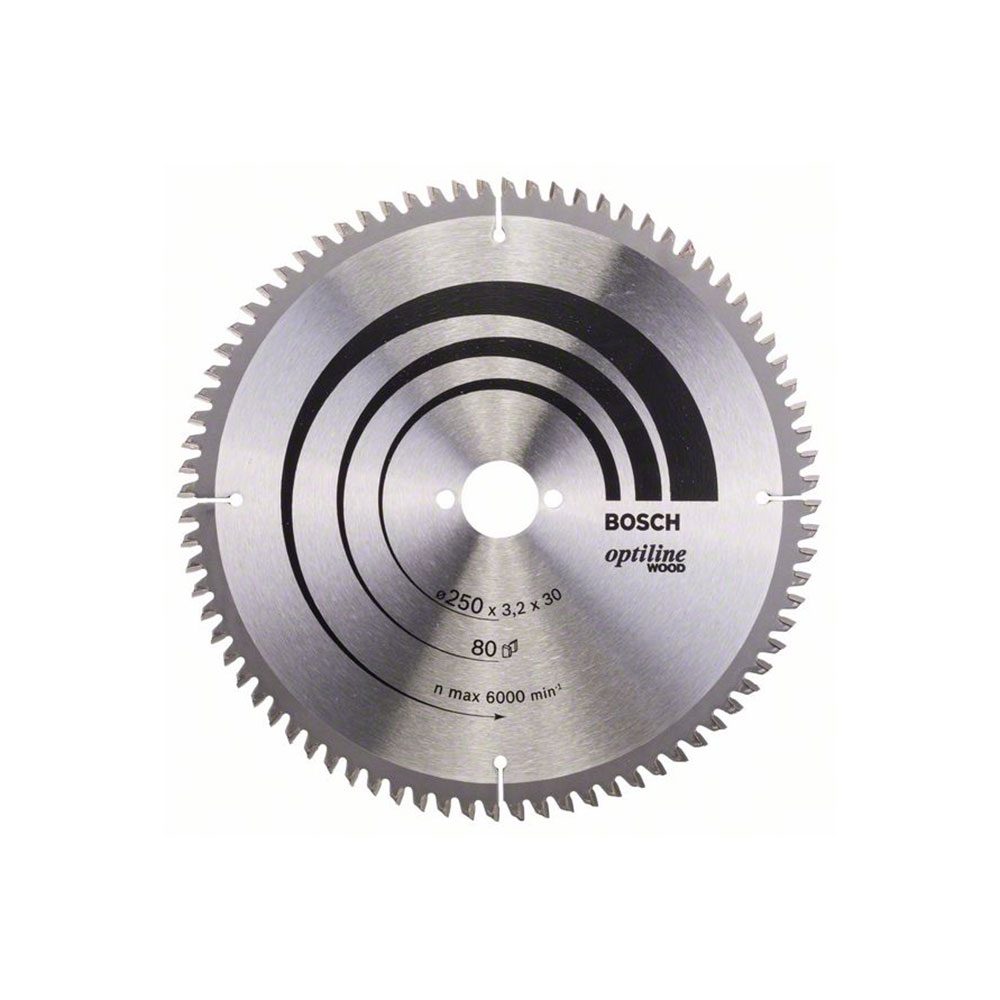 BOSCH list kružne pile 250x30x3,2 mm, 60Z, Optiline Wood