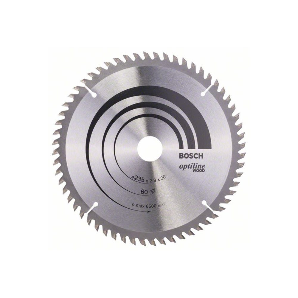 BOSCH list kružne pile 235x30/20x2,8 mm, 60Z, Optiline Wood