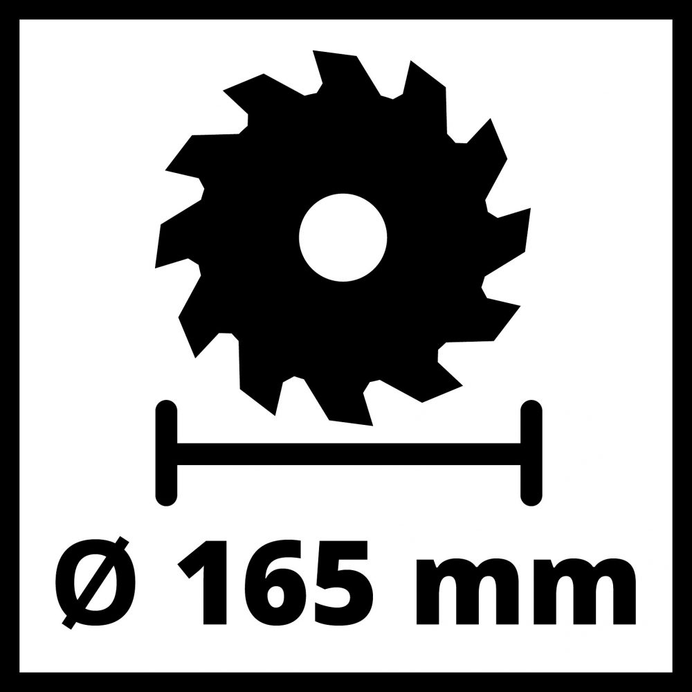 EINHELL aku ručna kružna pila TE-CS 18/165-1 Li PXC 18V bez baterije - Image 4