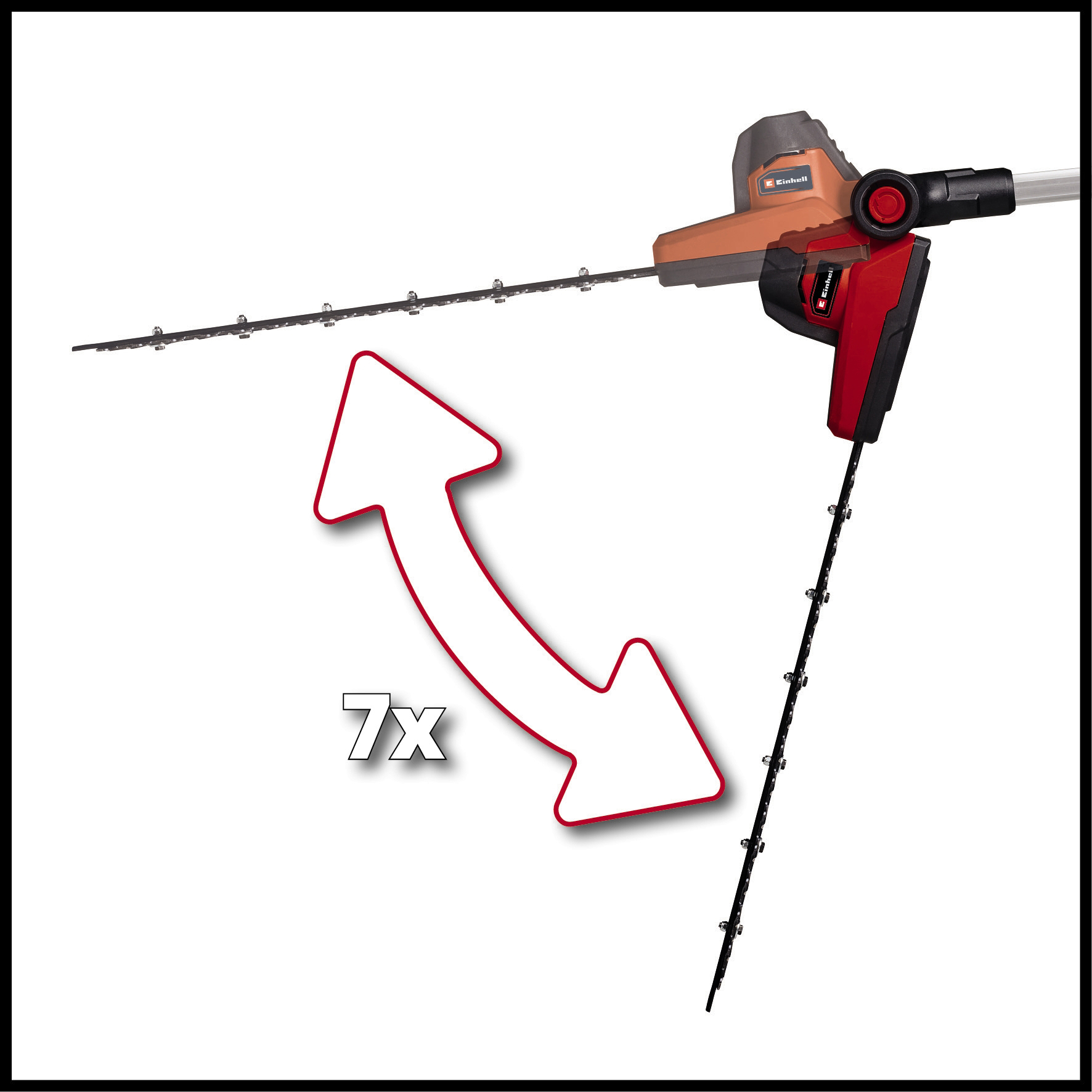 EINHELL aku teleskopske škare za živicu GC-HH 18/45 Li T PXC 18V bez baterije - Slika 3