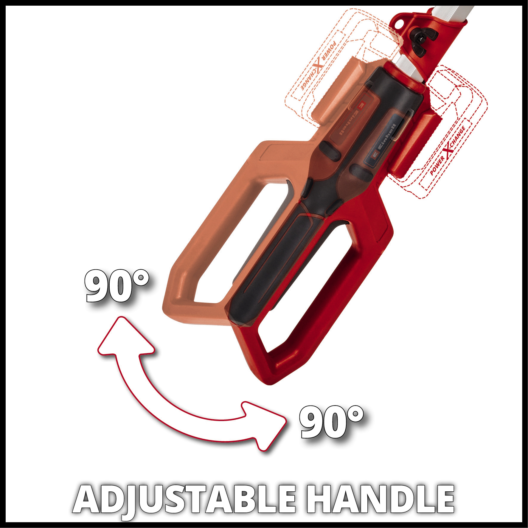 EINHELL aku teleskopske škare za živicu GC-HH 18/45 Li T PXC 18V bez baterije - Slika 4