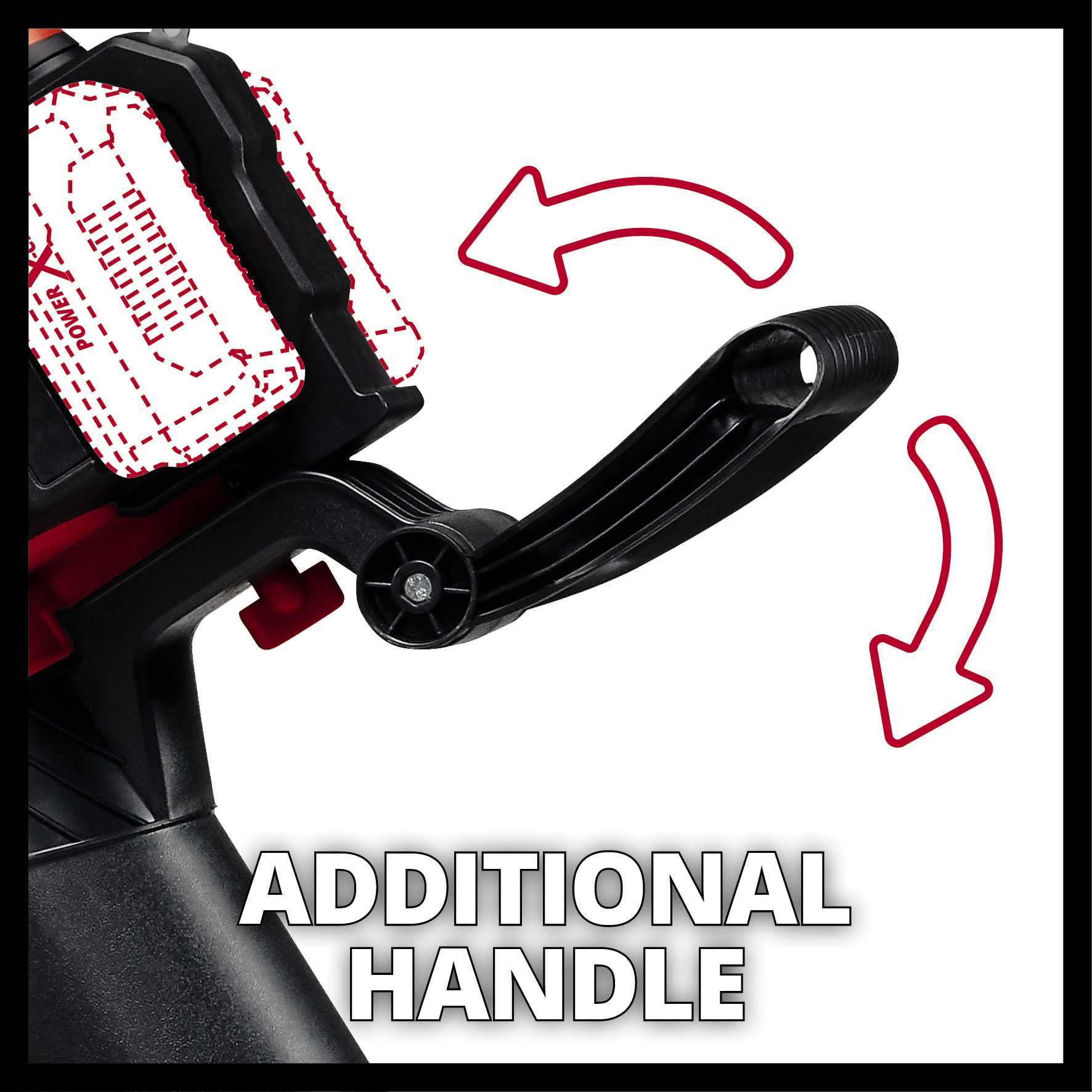 EINHELL aku usisavač-puhalo-drobilica za lišće GE-CL 36/230 Li E PXC 18+18V bez baterije - Slika 7