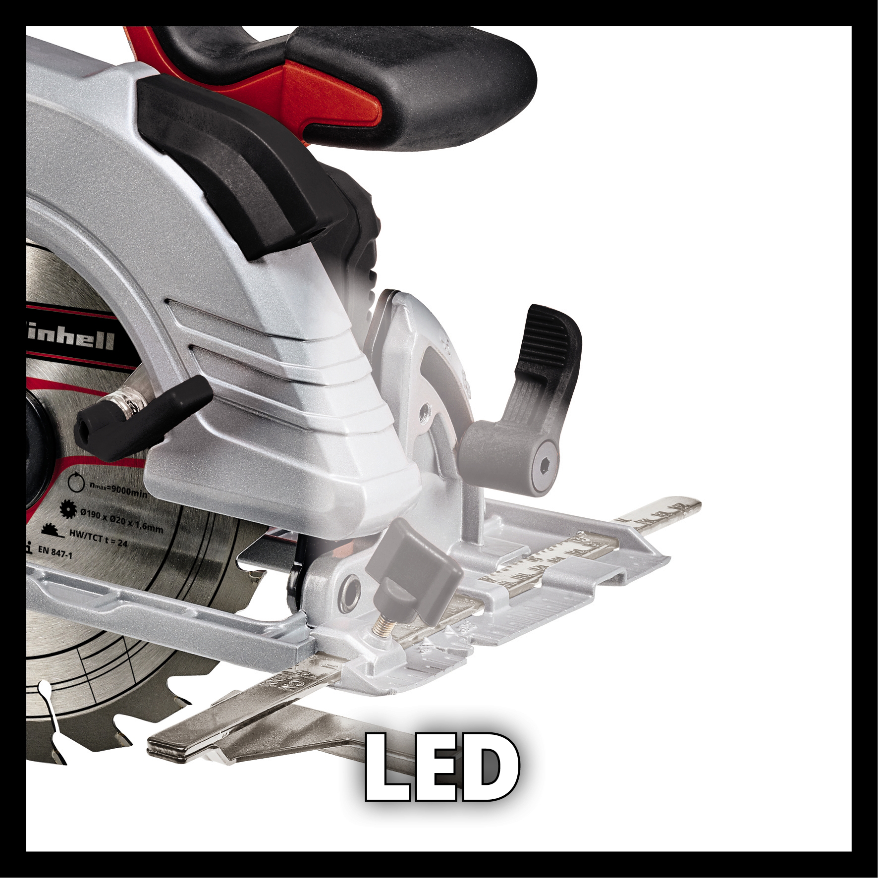 EINHELL aku ručna kružna pila TE-CS 18/190 Li BL PXC 18V bez baterije - Slika 7