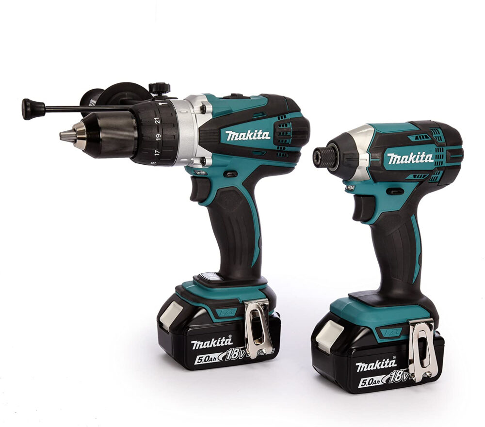 MAKITA aku set DLX2145TJ - udarna bušilica DHP458 + udarni odvijač DTD152 kovčeg - Image 2