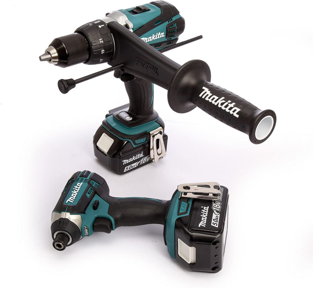 MAKITA aku set DLX2145TJ - udarna bušilica DHP458 + udarni odvijač DTD152 kovčeg - Image 3