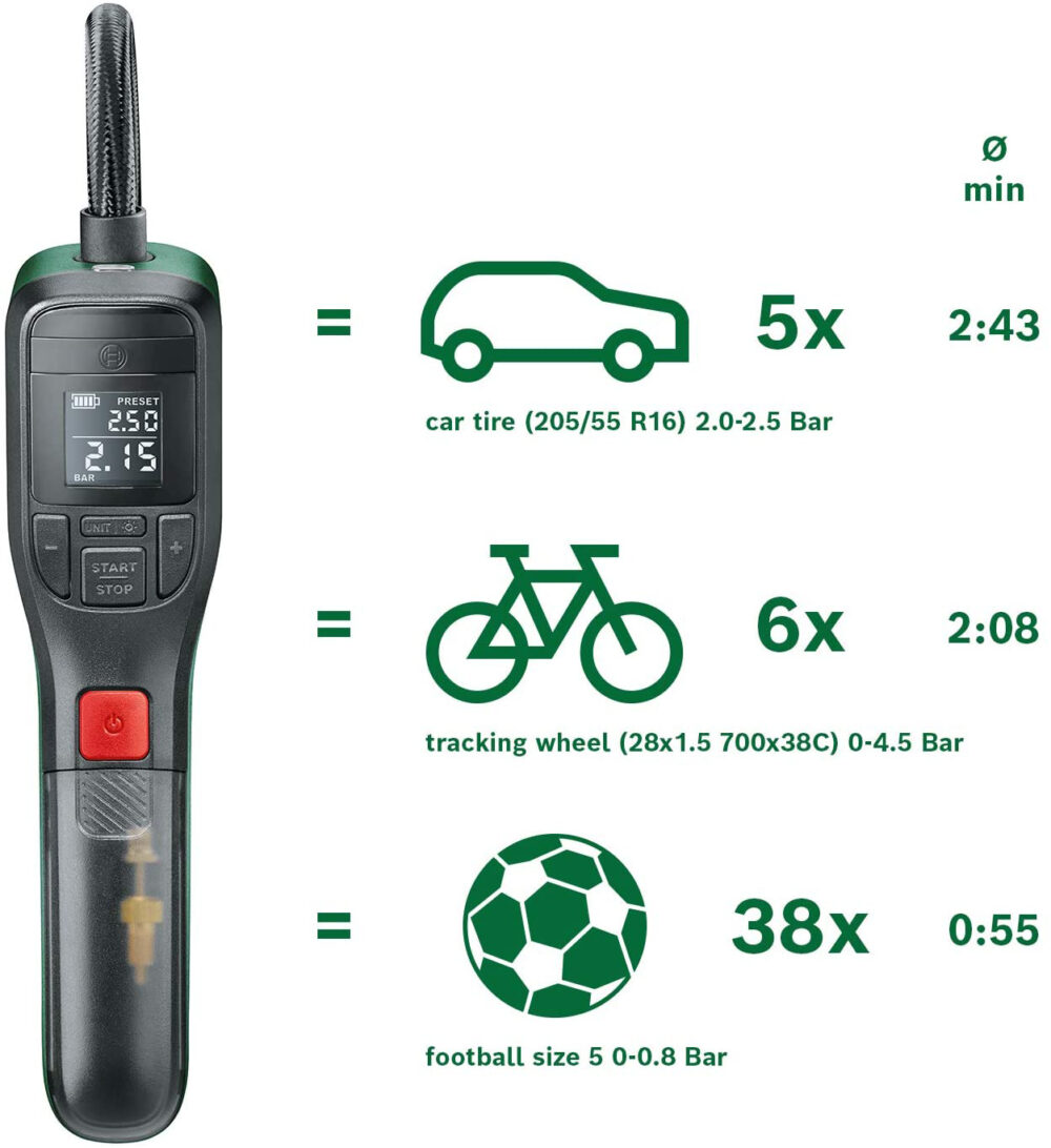 BOSCH aku zračna pumpa EasyPump 3,6V 3,0Ah - Image 3