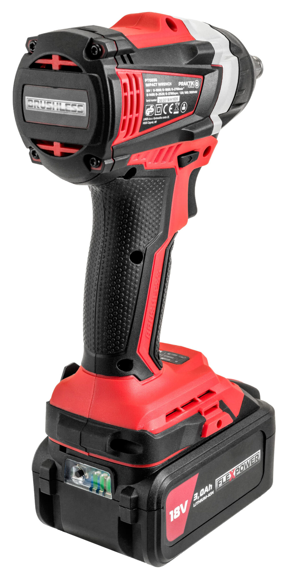 PRAKTIK aku udarni odvijač PTQ102 FlexPower 18V 3,0Ah - Image 3