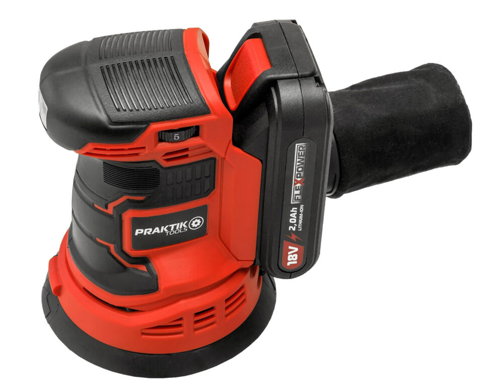 PRAKTIK aku ekscentrična brusilica PTQ072 FlexPower 18V 2,0Ah - Image 6