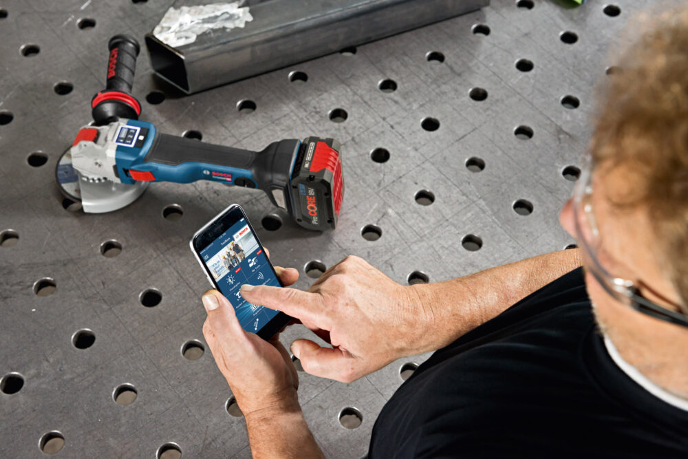 BOSCH aku kutna brusilica GWX 18V-10 SC X-LOCK 18V bez baterije L-Boxx - Image 3