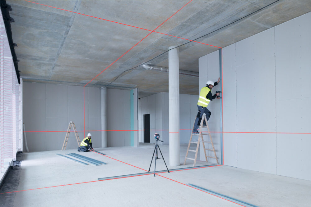 BOSCH križni laserski nivelir GLL 3-80 C 12V 2,0Ah L-Boxx - Image 2