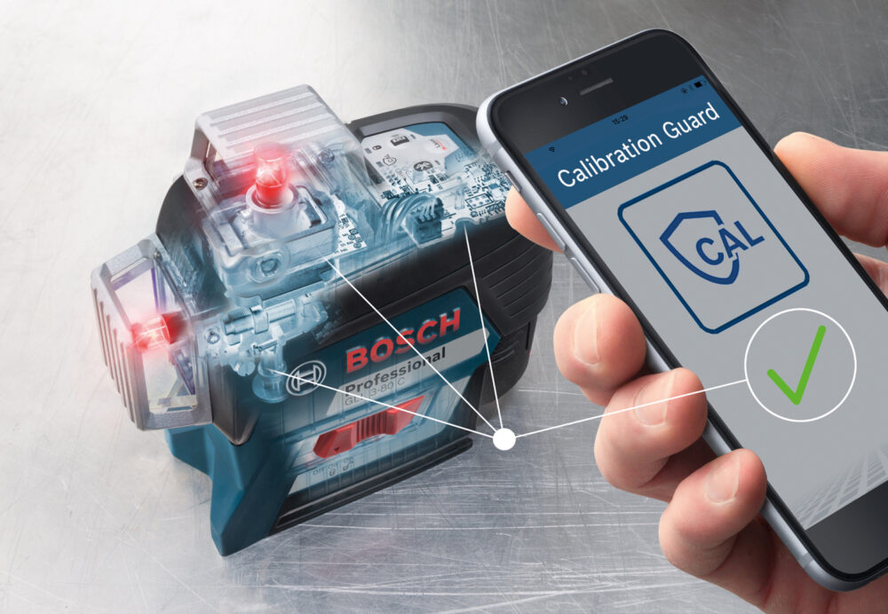 BOSCH križni laserski nivelir GLL 3-80 C 12V 2,0Ah L-Boxx - Image 3